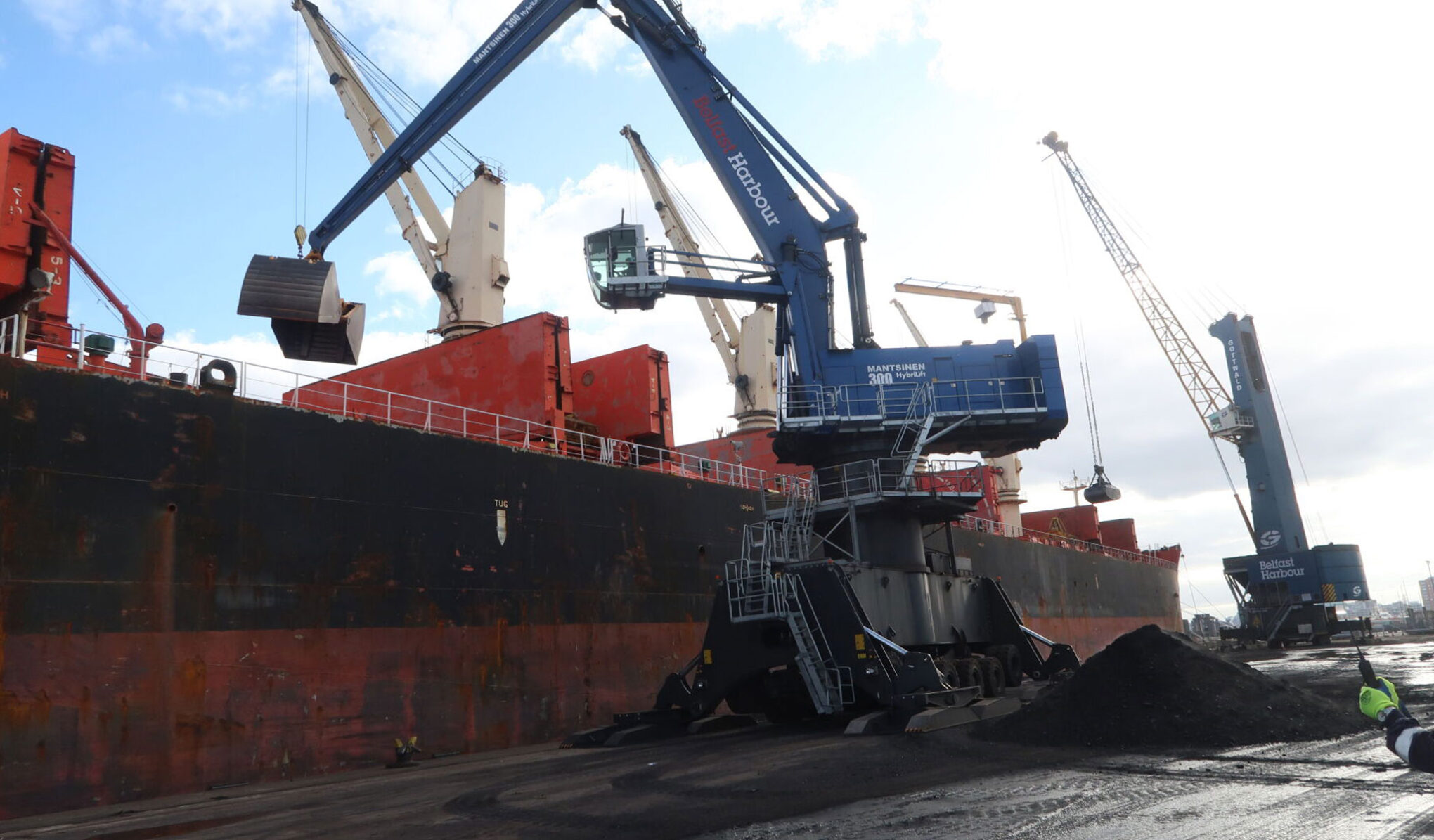 Image of Hydraulic Cranes / Port Cranes from the Mantsinen Crane Range