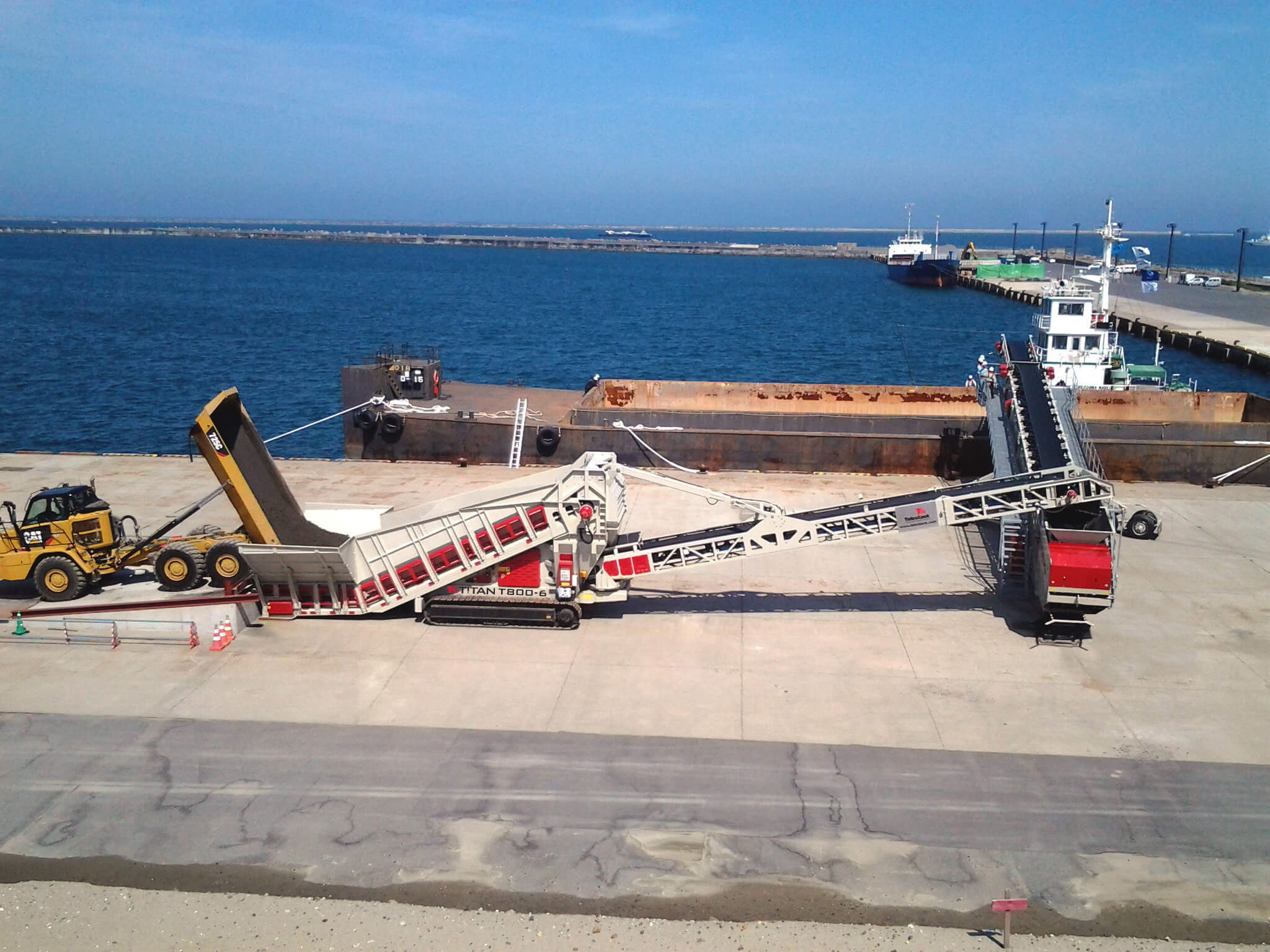 Telescopic Radial Shiploaders